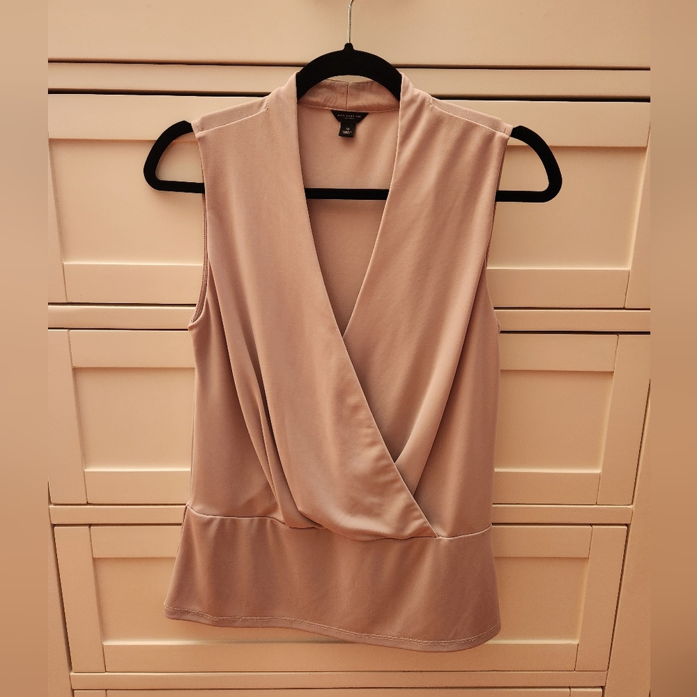 Ann Taylor Soft Pink Blouse
